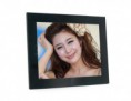  Porta retrato 13.3" LCD digital photo frame com controle remoto e SD / MS / MMC / CF / USB Slots (Preto)fp002td